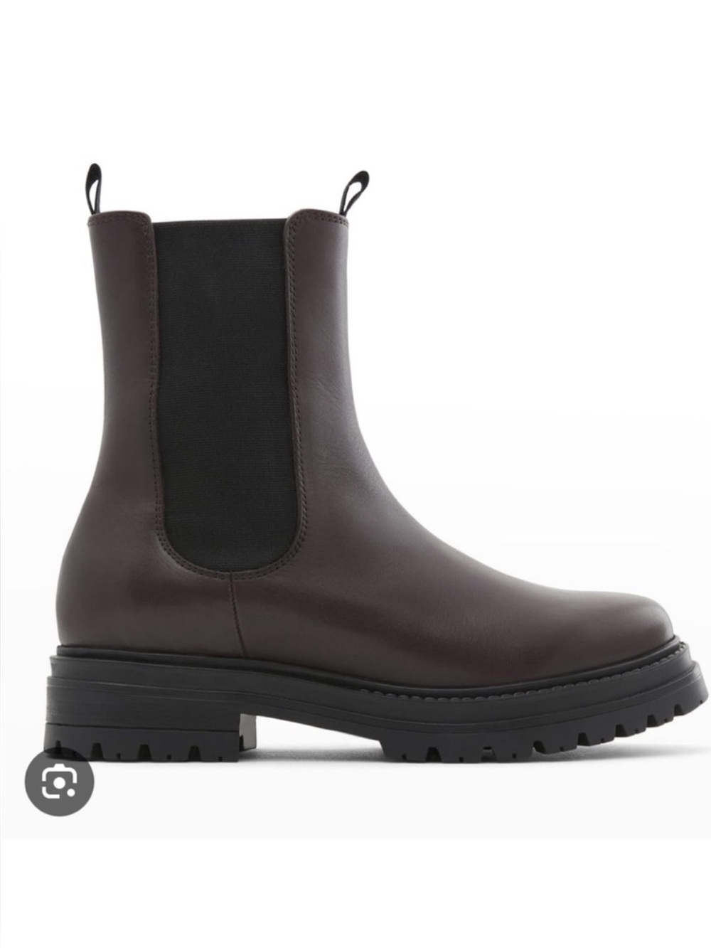 Belstaff 6 Boots Kensington Leather Chelsea Ankle in Bordo Oxblood rubber sole